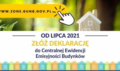 Złóż wniosek do Centralnej Ewidencji Emisyjności Budynków