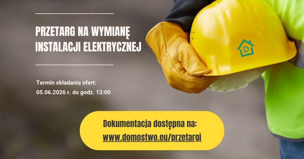 Domostwo_przetarg_na_remont_instalacji_elektrycznej