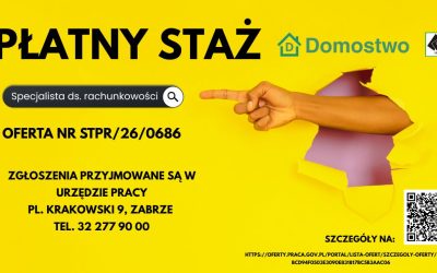 Płatny staż w dziale księgowości